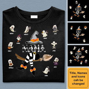 Personalized Mimi And Kids Witch T-Shirt