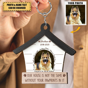Photo upload Personalized Memorial Dog Keychain