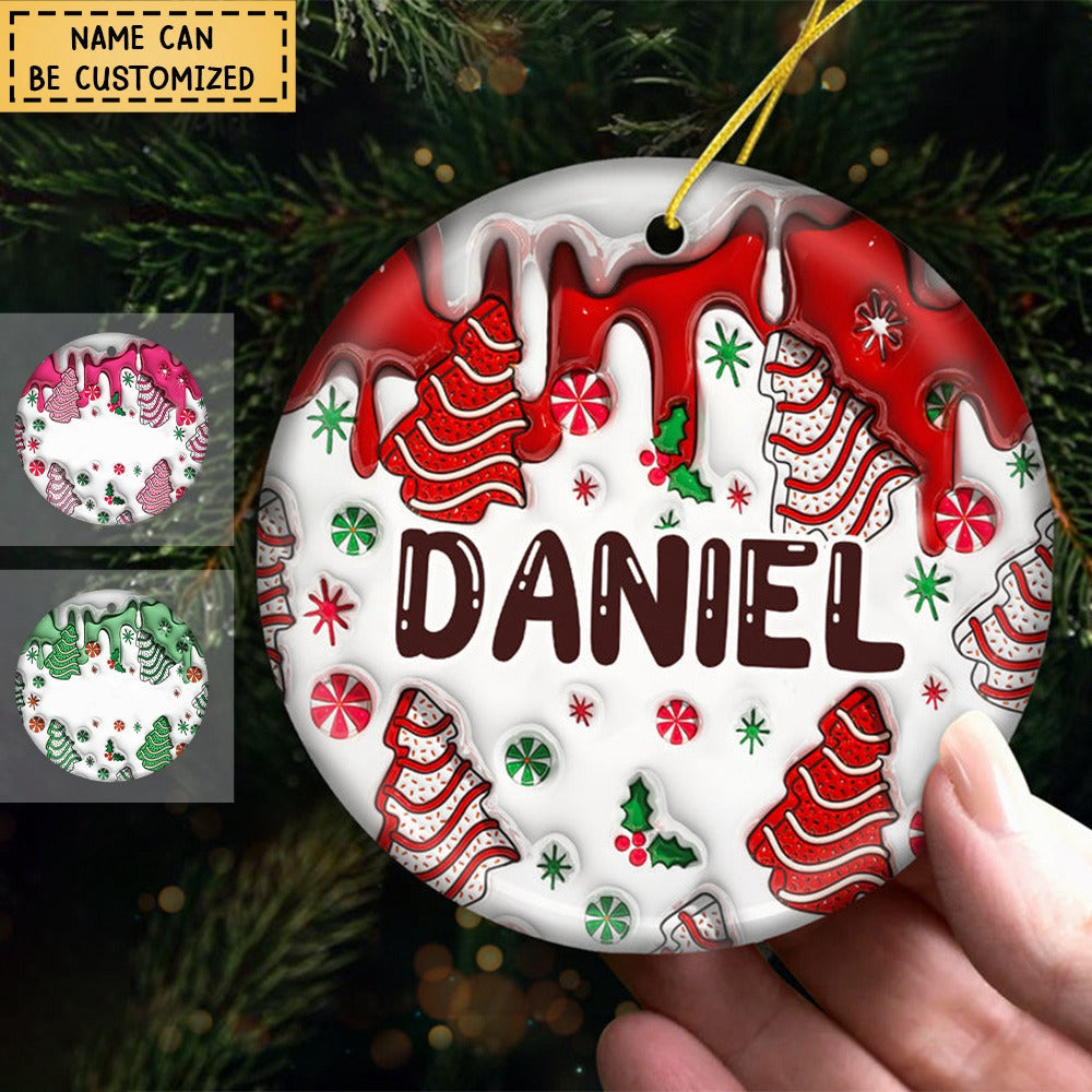 Christmas Is The Day That Holds All Time Together - Family Personalized Ceramic Ornament