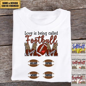 Personalized Ball Sports Pure Cotton T-shirt Gift For Mom, Famliy