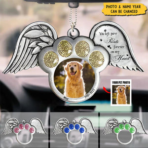 Personalized Memorial Dog Wings Acrylic Ornament
