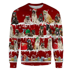 Akita - Snow Christmas - Premium Sweatshirt