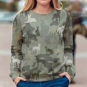 American Hairless Terrier - Camo - Premium Sweatshirt