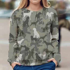 Bluetick Coonhound - Camo - Premium Sweatshirt