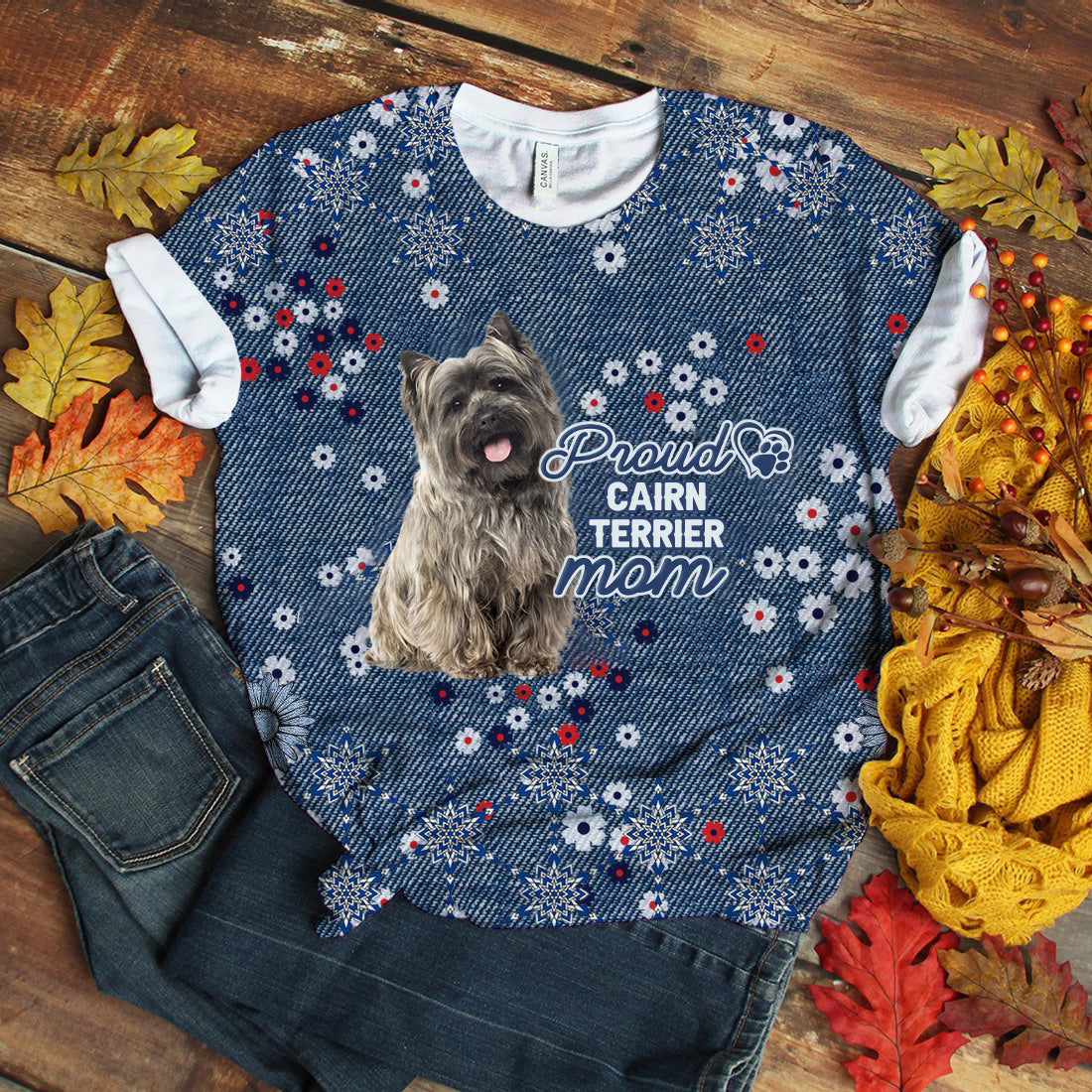 Cairn Terrier 2-Pround Mom T-shirt