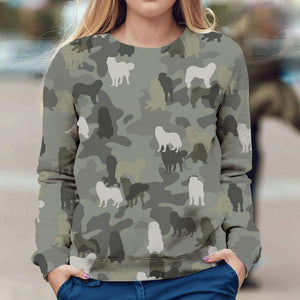 Caucasian Shepherd Dog - Camo - Premium Sweatshirt
