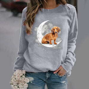 Dachshund (7) -Sit On The Moon- Premium Sweatshirt
