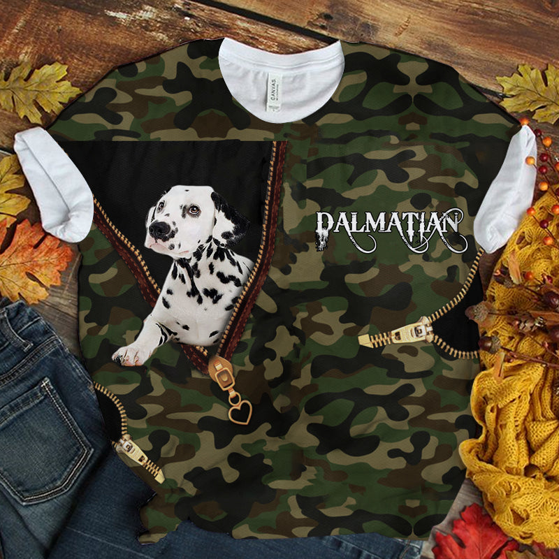 Dalmatian Camo T-shirt