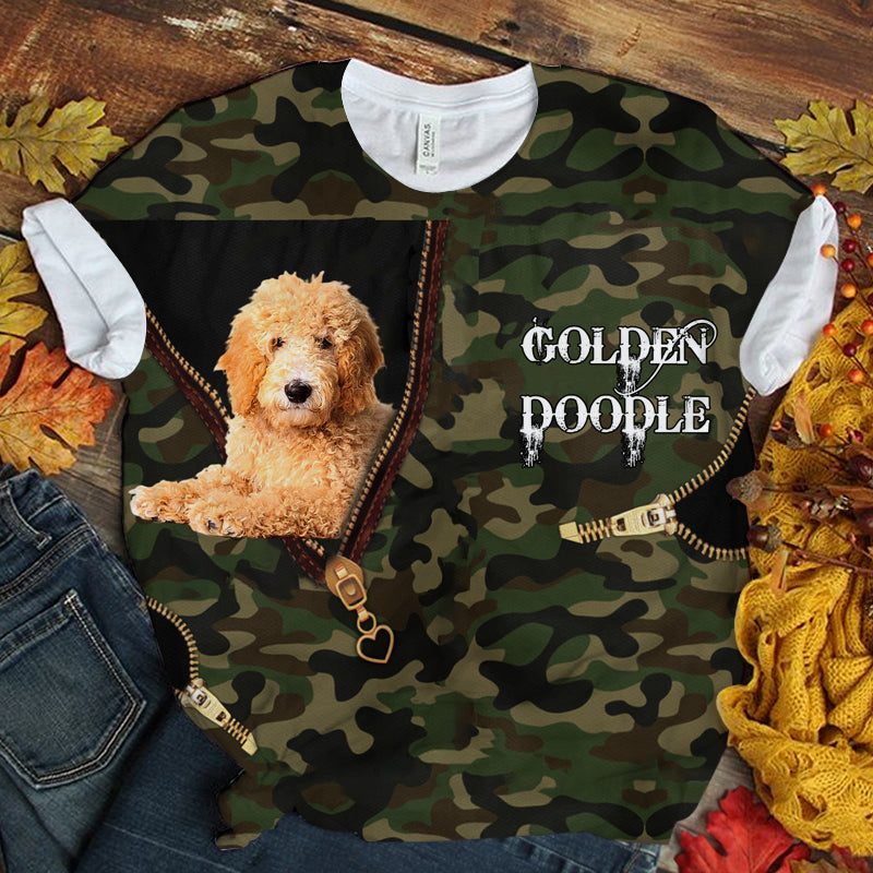 Golden Doodle2 Camo T-shirt