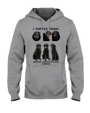 I Suffer From-Black Labrador Retriever-Hooded Sweatshirt