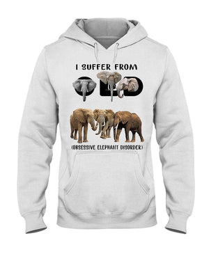 I Suffer From-Elephant-Hooded Sweatshirt