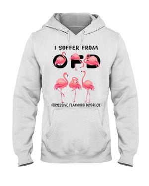 I Suffer From-Flamingo-Hooded Sweatshirt