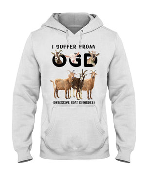 I Suffer From-Goat-Hooded Sweatshirt