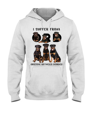 I Suffer From-Rottweiler-Hooded Sweatshirt