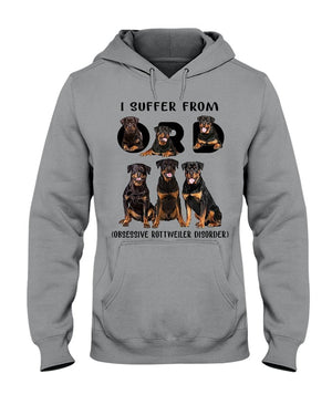 I Suffer From-Rottweiler-Hooded Sweatshirt