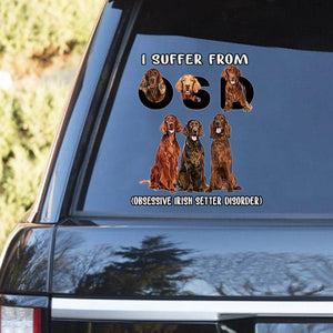 I Suffer From Irish Setter Decal