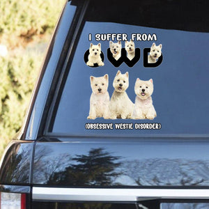 I Suffer From Westie Decal