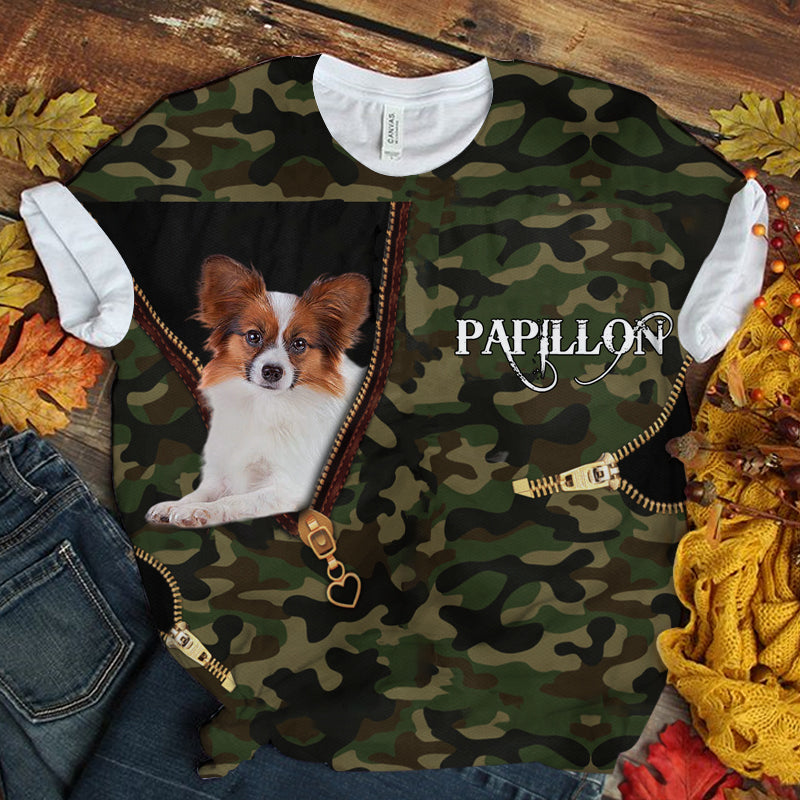 Papillon Camo T-shirt