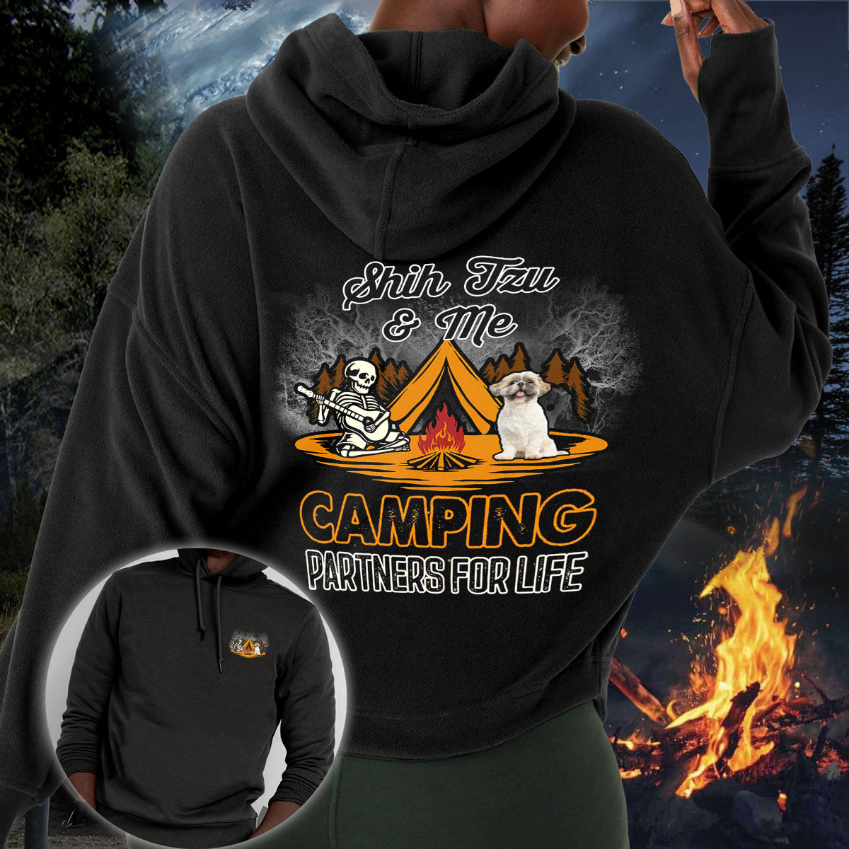 Shih Tzu Camping Partners-Hoodie
