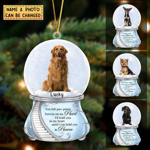 Personalized If Tears Could Build a Stairway Memorial Dog Acrylic Ornament