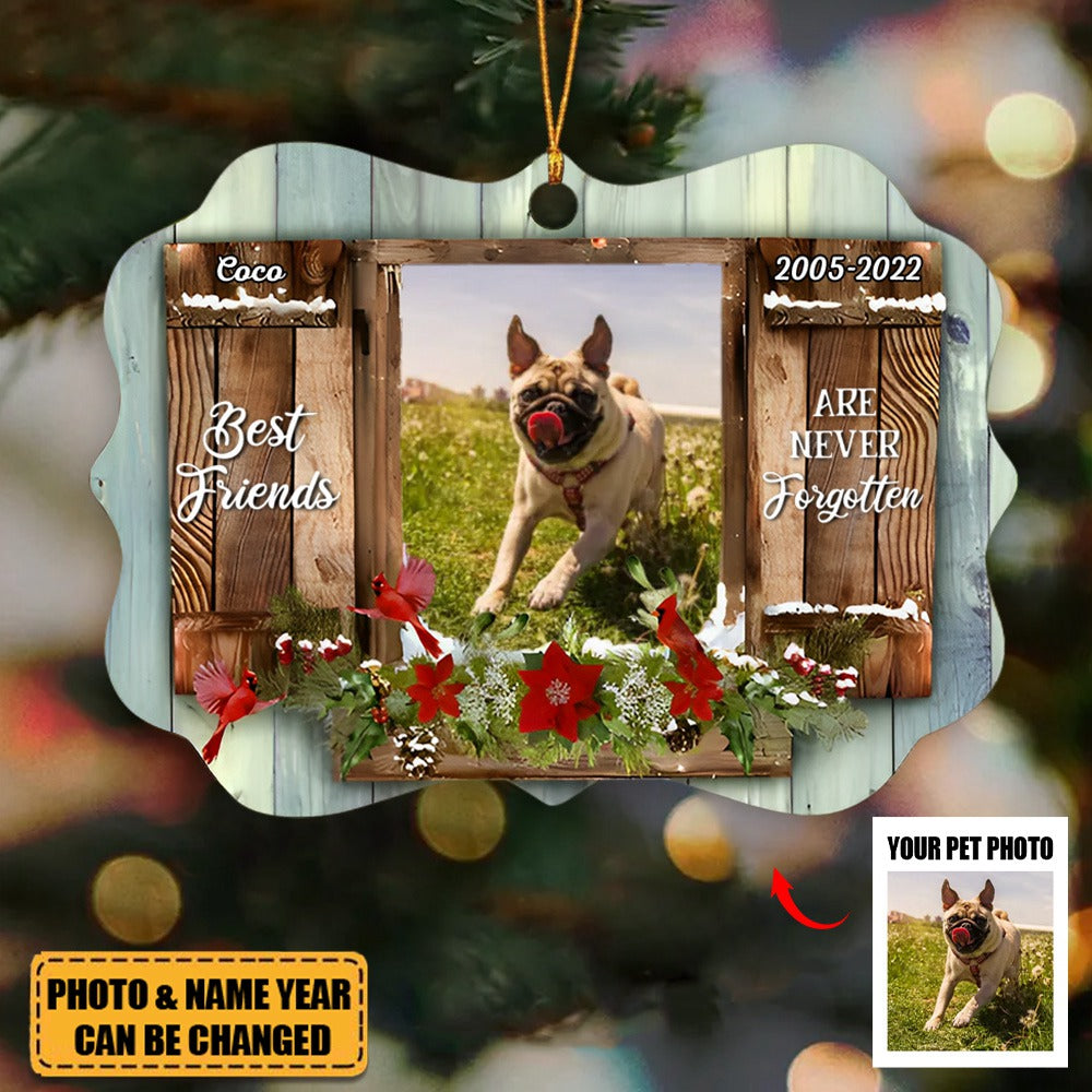 Personalized Acrylic Ornament  Christmas/Memorial Gift Idea for Pet Owners