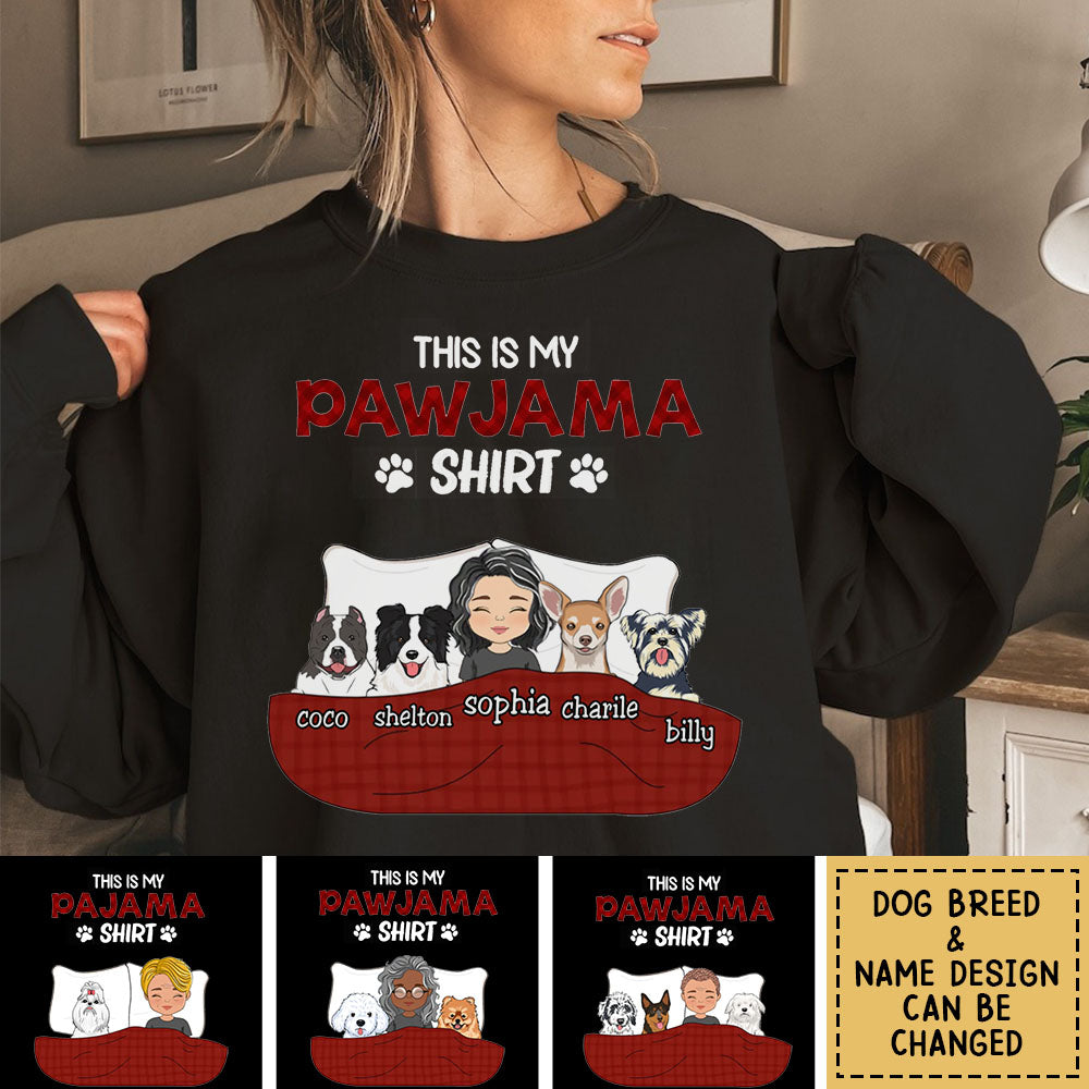 Personalized Custom Long Sleeve T-Shirt Gift For Dog Lovers