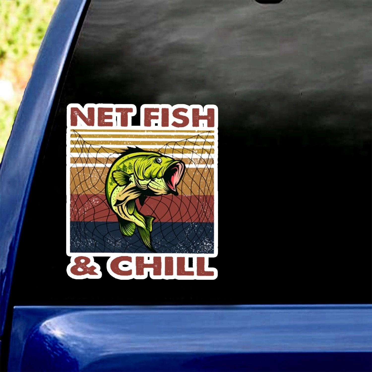 Funny Fishing Sticker 2